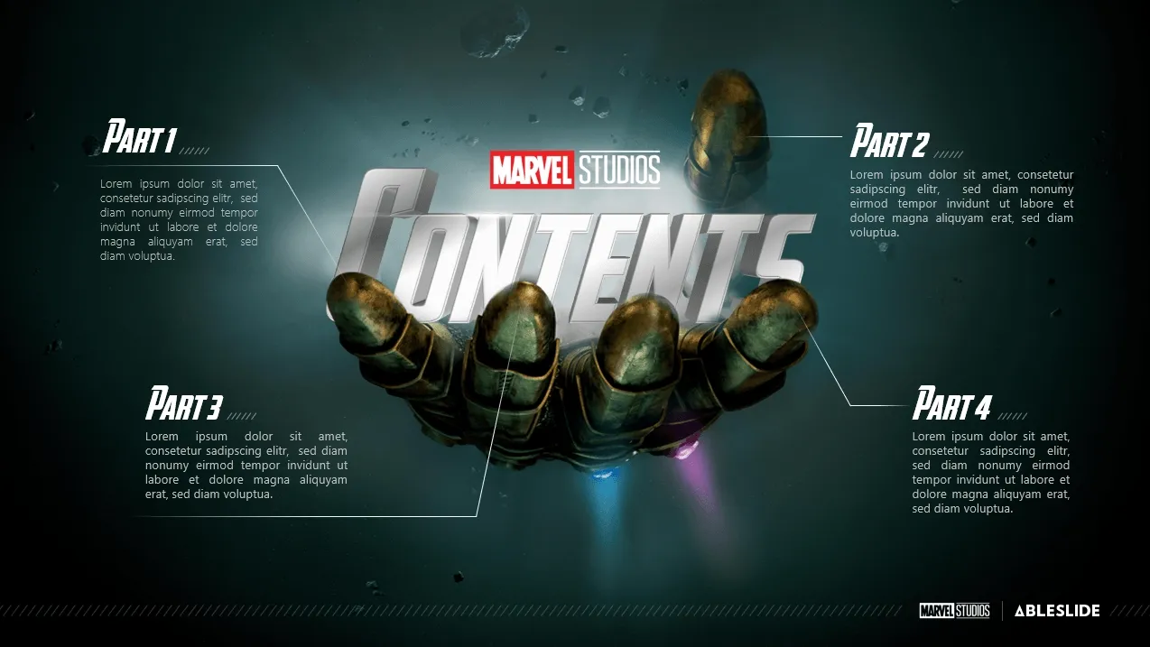 历时7天，168小时，超过100页的「复仇者联盟」PPT 免费下载！