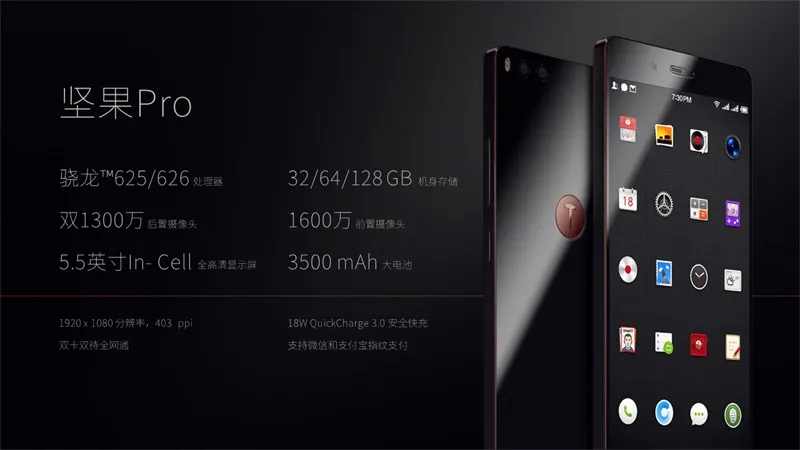 可自由编辑！一份30页的坚果Pro情怀PPT模板